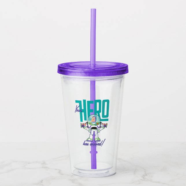 Toy Story 4 | Buzz "Your Hero Has Arrived" Acrylic Tumbler (Front)