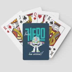 Toy Story 4   Buzz "Your Hero Has Arrived" Playing Cards