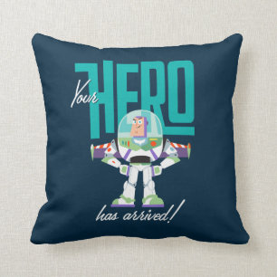 Toy Story 4   Buzz "Your Hero Has Arrived" Throw Pillow