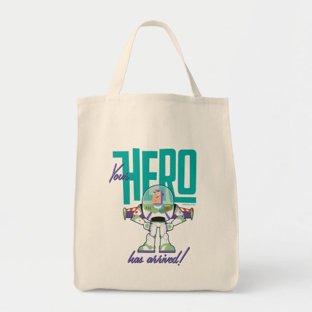 Toy Story 4 | Buzz "Your Hero Has Arrived" Tote Bag (Front)