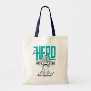 Toy Story 4 Buzz "Your Hero Has Arrived" Tote Bag