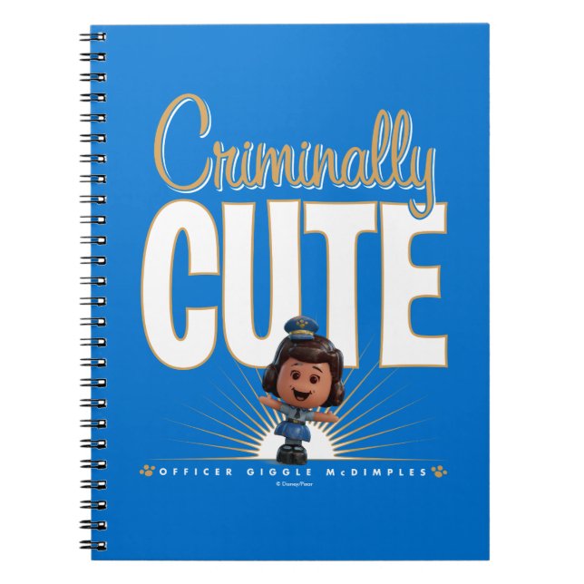 Toy Story 4 | "Criminally Cute" Giggle McDimples Notebook (Front)