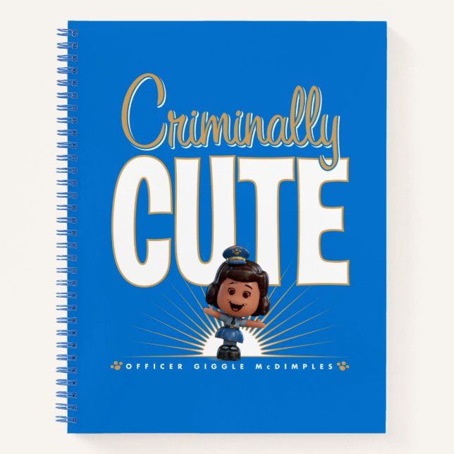Toy Story 4 | "Criminally Cute" Giggle McDimples Notebook (Front)