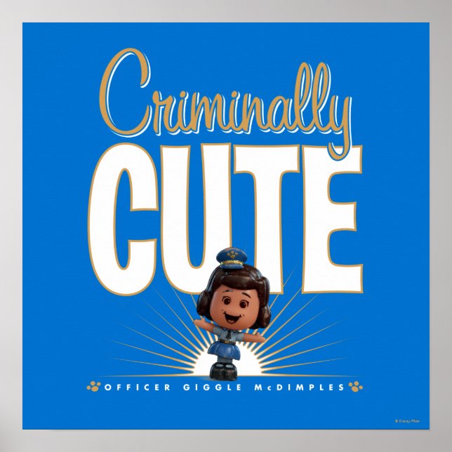 Toy Story 4 | "Criminally Cute" Giggle McDimples Poster (Front)