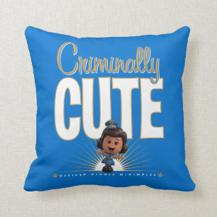 Toy Story 4   "Criminally Cute" Giggle McDimples Throw Pillow