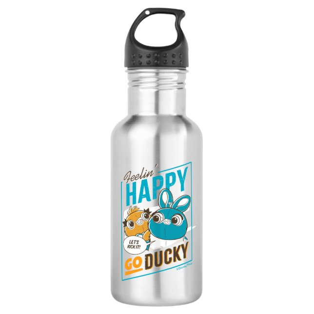 Toy Story 4 | Feelin' Happy Go Ducky 532 Ml Water Bottle (Front)