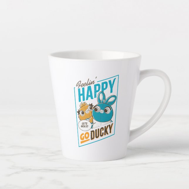 Toy Story 4 | Feelin' Happy Go Ducky Latte Mug (Right)