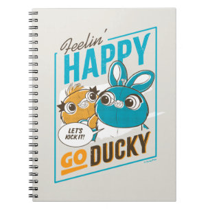 Toy Story 4   Feelin' Happy Go Ducky Notebook