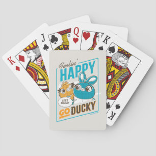 Toy Story 4   Feelin' Happy Go Ducky Playing Cards