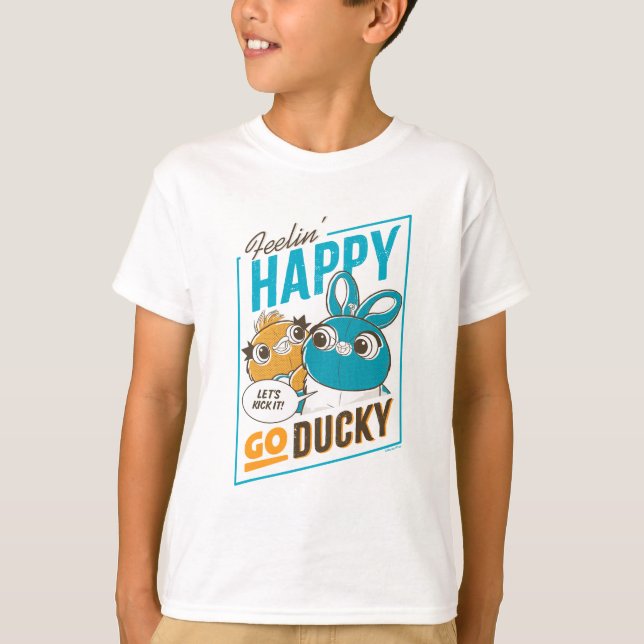 Toy Story 4 | Feelin' Happy Go Ducky T-Shirt (Front)