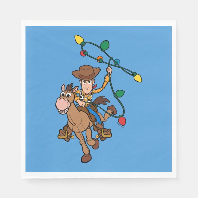 Toy Story 4 | Forky & Candy Cane Napkin (Front)