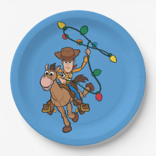 Toy Story 4   Forky & Candy Cane Paper Plate
