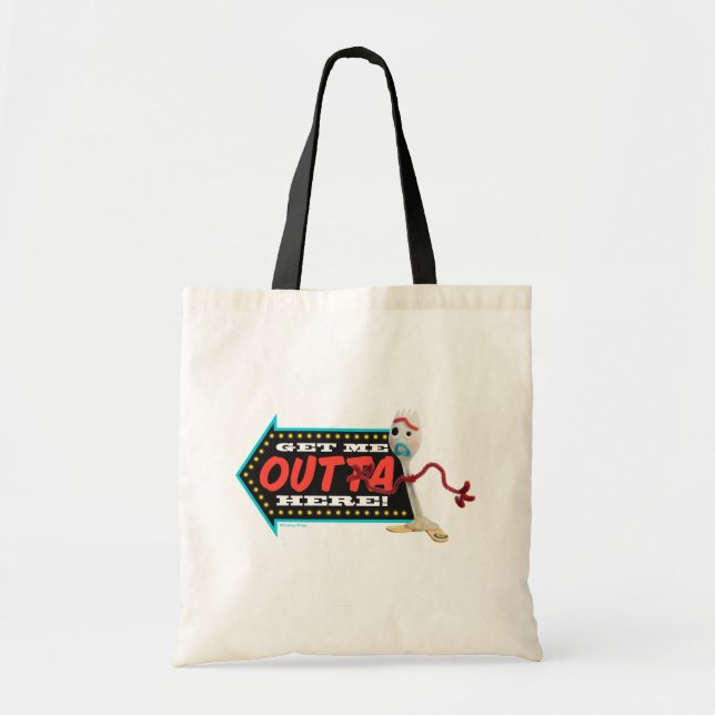 Toy Story 4 | Forky "Get Me Outta Here" Tote Bag (Front)