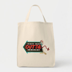 Toy Story 4 Forky "Get Me Outta Here" Tote Bag