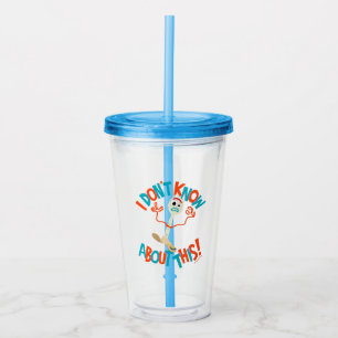Toy Story 4   Forky "I Don't Know About This!" Acrylic Tumbler
