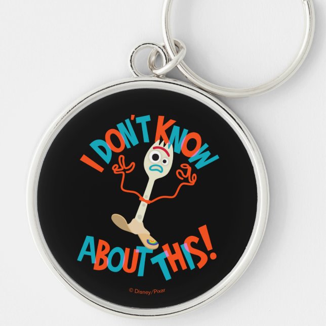 Toy Story 4 | Forky "I Don't Know About This!" Keychain (Front)