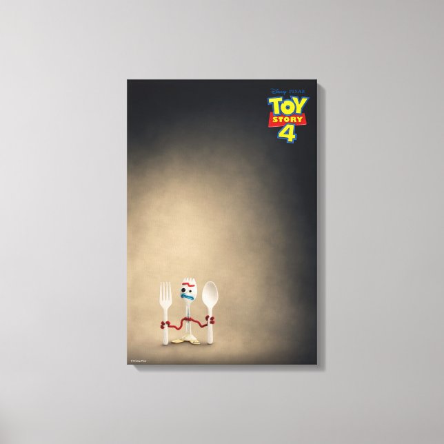 Toy Story 4 | Forky Theatrical Poster Canvas Print (Front)
