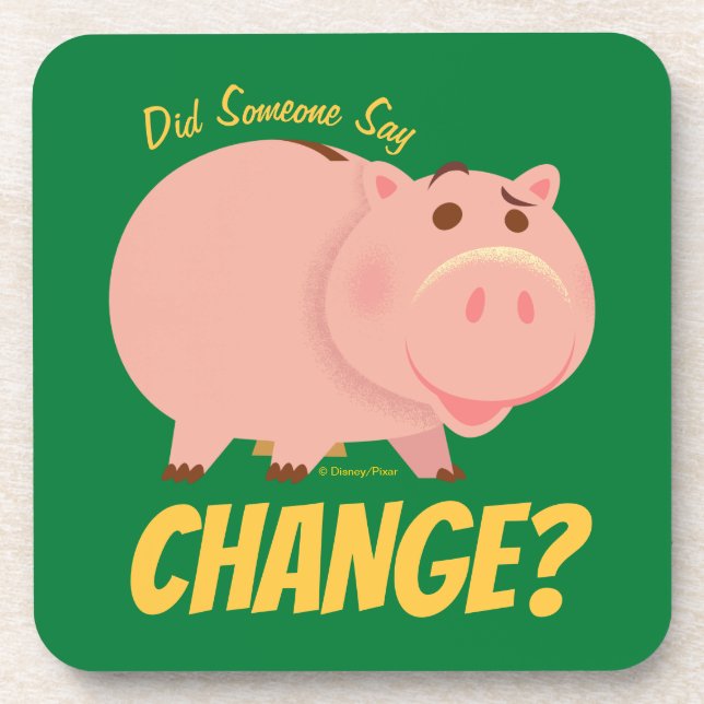 Toy Story 4 | Hamm Illustration Coaster (Front)