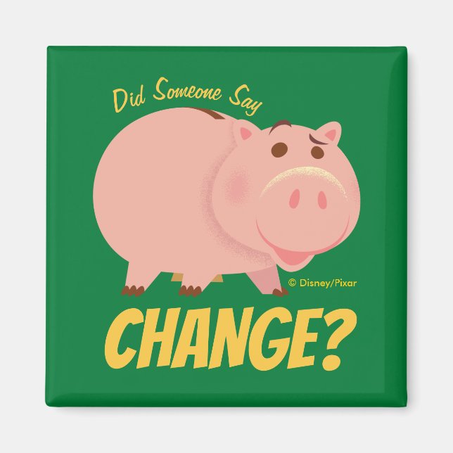 Toy Story 4 | Hamm Illustration Magnet (Front)