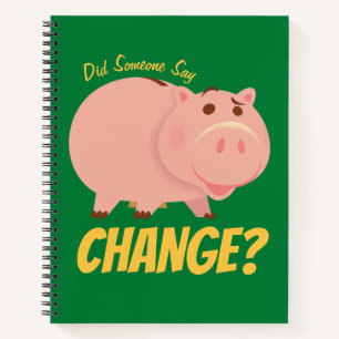 Toy Story 4   Hamm Illustration Notebook
