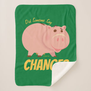 Toy Story 4   Hamm Illustration Sherpa Blanket