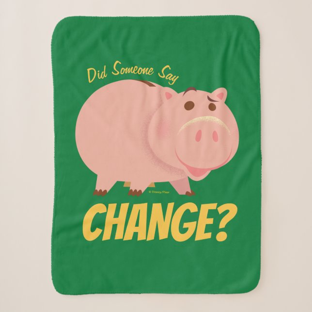 Toy Story 4 | Hamm Illustration Sherpa Blanket (Front)
