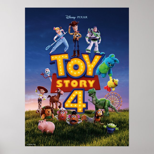 Toy Story 4 | Jouets sur le terrain Poster (Devant)