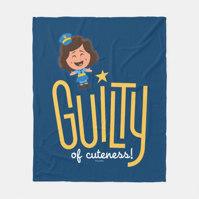 Toy Story 4 | McDimples "Guilty of Cuteness" Fleece Blanket (Front)