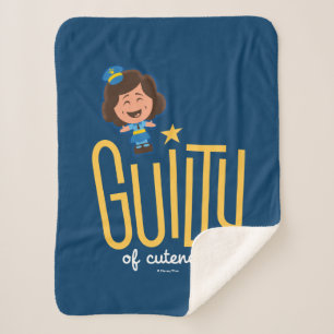 Toy Story 4   McDimples "Guilty of Cuteness" Sherpa Blanket