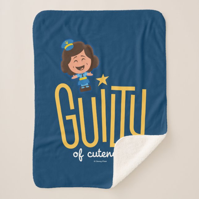 Toy Story 4 | McDimples "Guilty of Cuteness" Sherpa Blanket (Front)