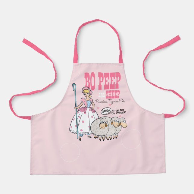 Toy Story 4 | Retro Bo Peep Figure Set Ad Apron (Front)