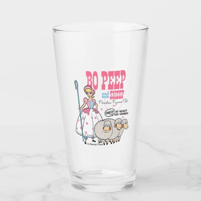Toy Story 4 | Retro Bo Peep Figure Set Ad Glass (Front)