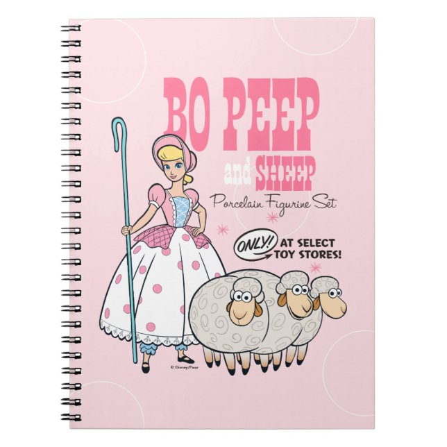 Toy Story 4 | Retro Bo Peep Figure Set Ad Notebook (Front)