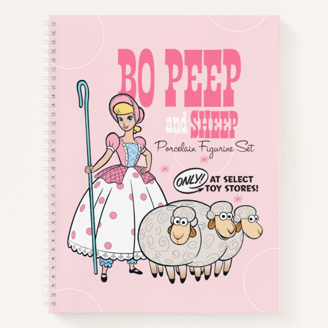 Toy Story 4 | Retro Bo Peep Figure Set Ad Notebook (Front)