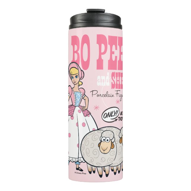Toy Story 4 | Retro Bo Peep Figure Set Ad Thermal Tumbler (Front)