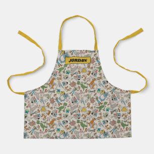 Toy Story 4   Retro Character Toss Pattern Apron