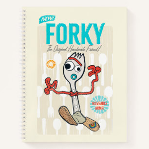 Toy Story 4   Retro Forky Toy Ad Notebook