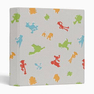 Toy Story 4 Retro Toy Shape Toss Pattern Binder