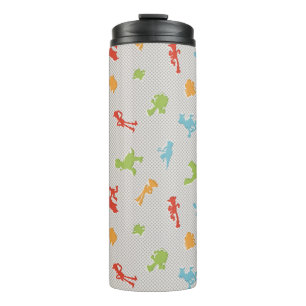 Toy Story 4   Retro Toy Shape Toss Pattern Thermal Tumbler