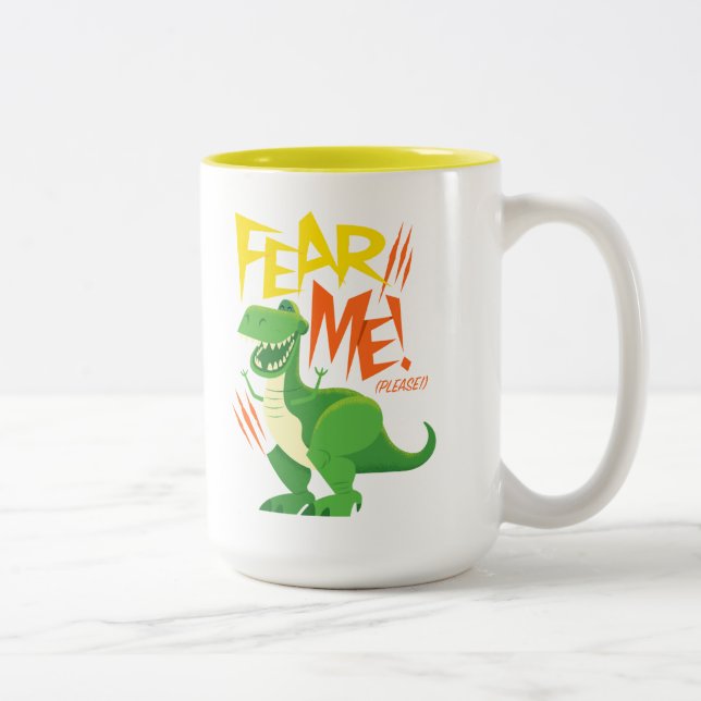 Toy Story 4 | Rex "Fear Me!" Two-Tone Coffee Mug (Right)