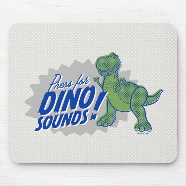 Toy Story 4 | Rex "Press For Dino Sounds" Mouse Pad (Front)