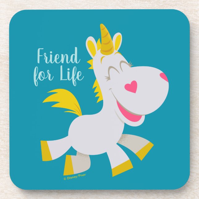 Toy Story 4 | Smiling Buttercup Illustration Coaster (Front)