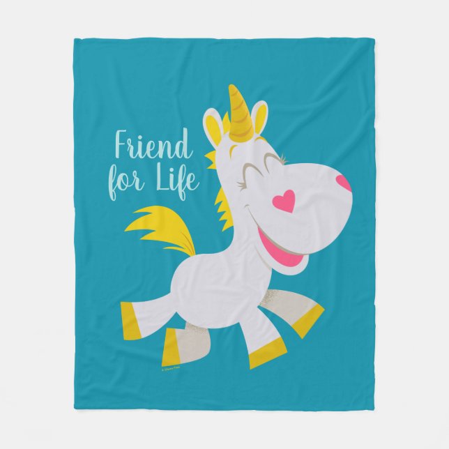 Toy Story 4 | Smiling Buttercup Illustration Fleece Blanket (Front)