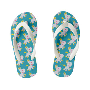 Toy Story 4   Smiling Buttercup Illustration Kid's Flip Flops