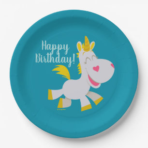Toy Story 4   Smiling Buttercup Illustration Paper Plate