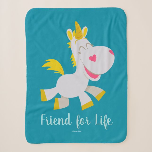 Toy Story 4 | Smiling Buttercup Illustration Sherpa Blanket (Front)