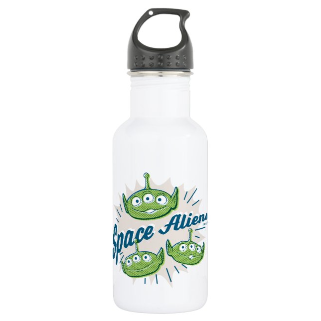 Toy Story 4 | "Space Aliens" Retro Graphic 532 Ml Water Bottle (Front)
