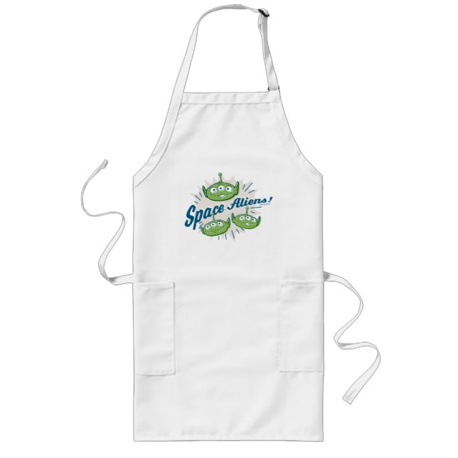 Toy Story 4 | "Space Aliens" Retro Graphic Long Apron (Front)