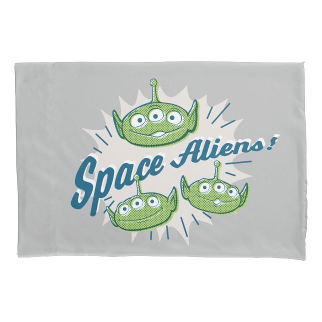 Toy Story 4 | "Space Aliens" Retro Graphic Pillowcase (Front)
