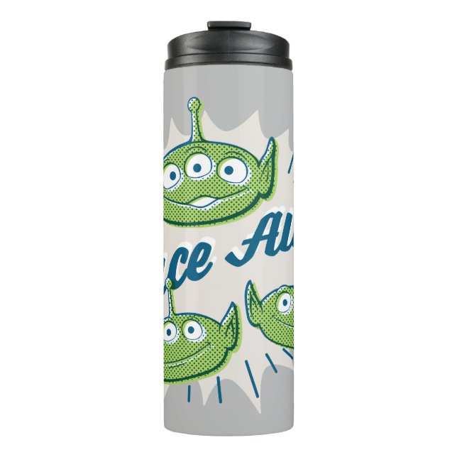 Toy Story 4 | "Space Aliens" Retro Graphic Thermal Tumbler (Front)